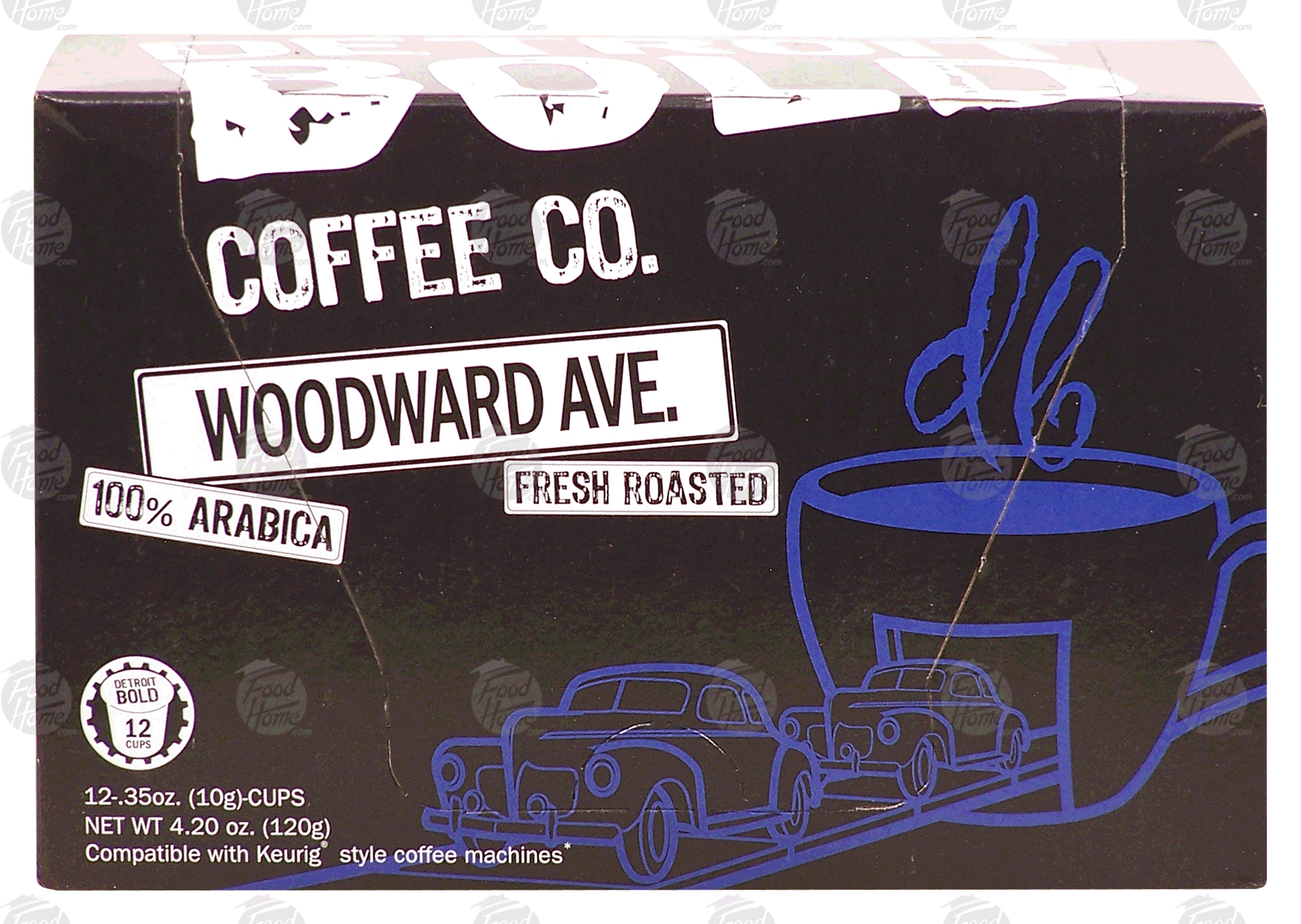 Detroit Bold  woodward ave. 100% arabica, 12 cups Full-Size Picture